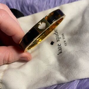 Kate Spade Tortoise Shell and Gold Bangle
